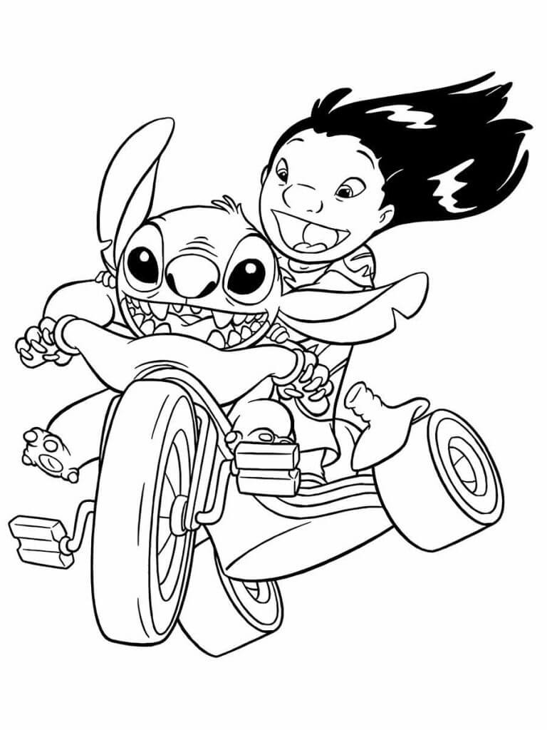 Aventuras de Lilo e Stitch em Duas Rodas