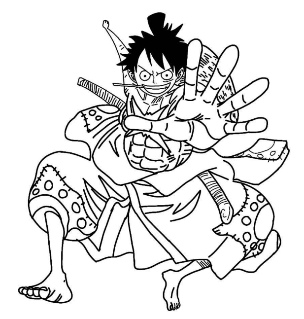 Aventuras de Luffy: Prepare-se para Colorir!