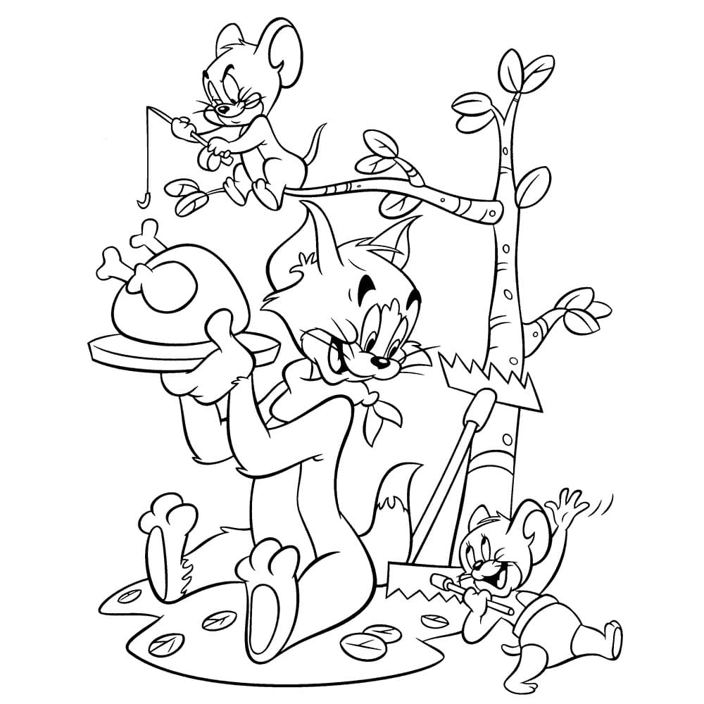 Aventuras de Tom e Jerry em uma Armadilha