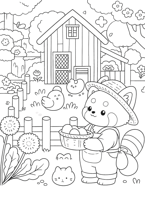 Aventuras na Fazendinha com um Panda Fofo