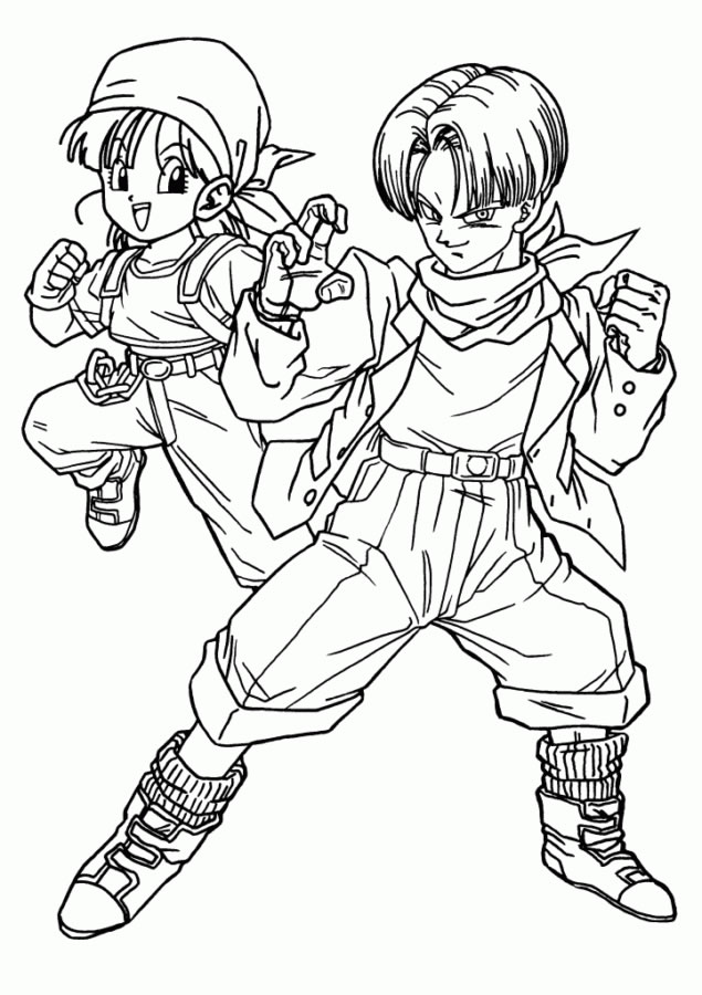 Aventuras Juvenis: Trunks e Goten Prontos para a Batalha