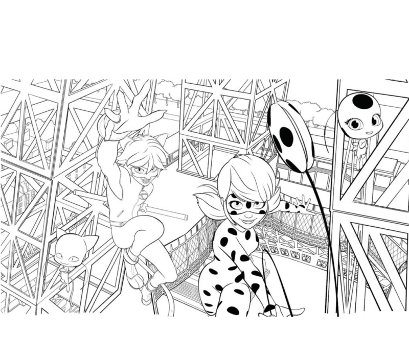 Aventuras de Ladybug e Cat Noir em Paris