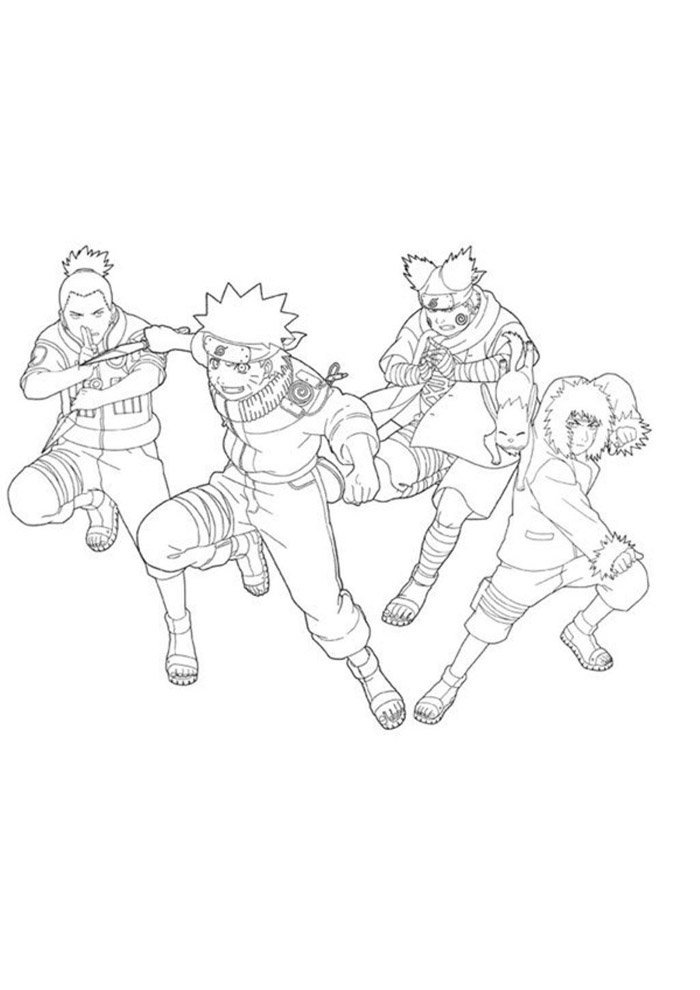 Aventuras Ninjas com Naruto e Amigos
