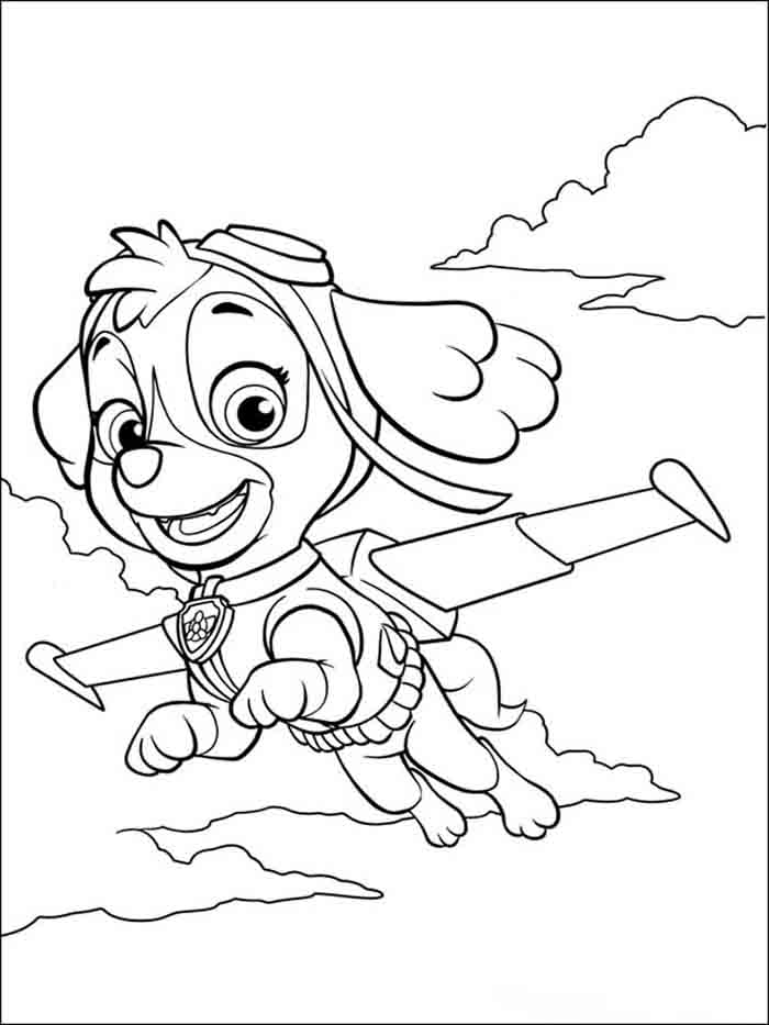Aventuras nos Céus com Skye da Patrulha Canina