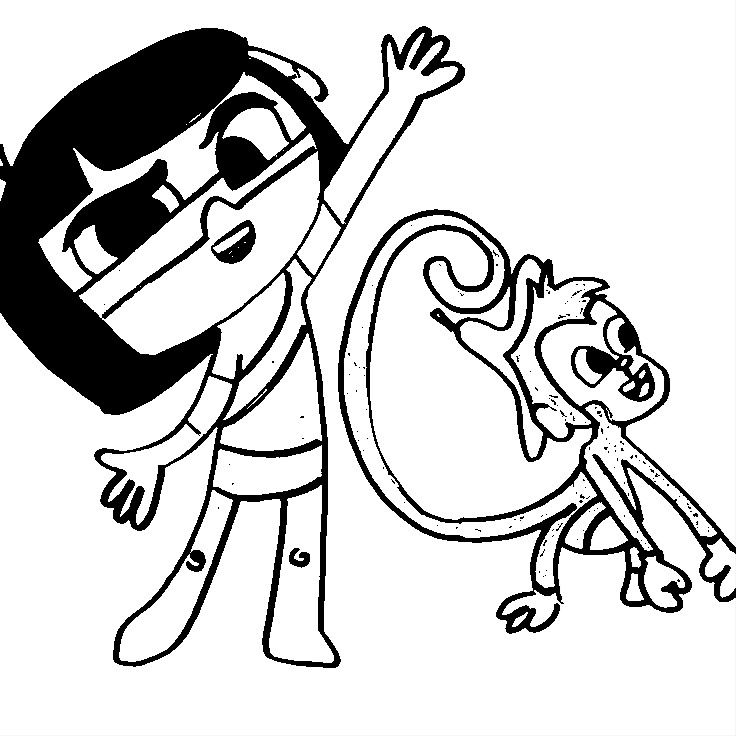 Aventuras de Tainá e Macaco na Floresta