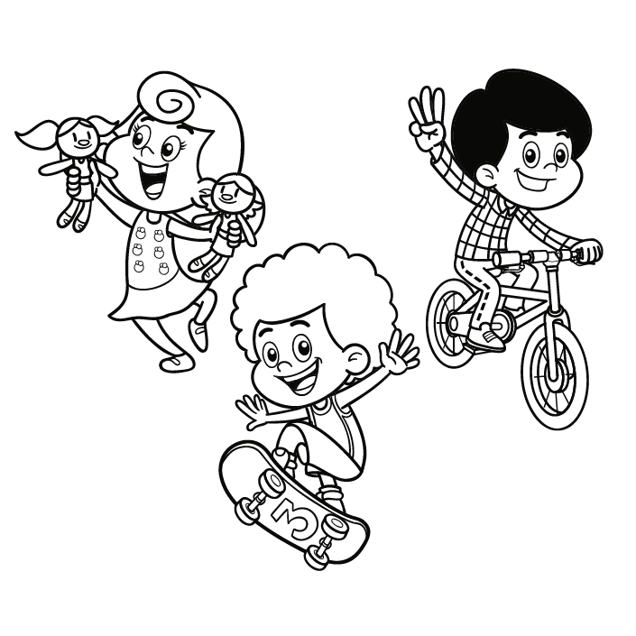 Aventuras do Trio Animado no Mundo 3 Palavrinhas