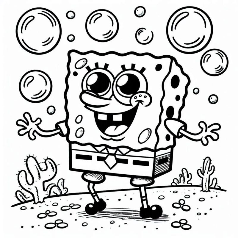Bob Esponja e Bolhas de Diversão