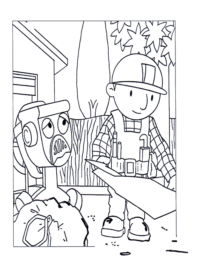 Bob o Construtor em Ação: Hora de Colorir!