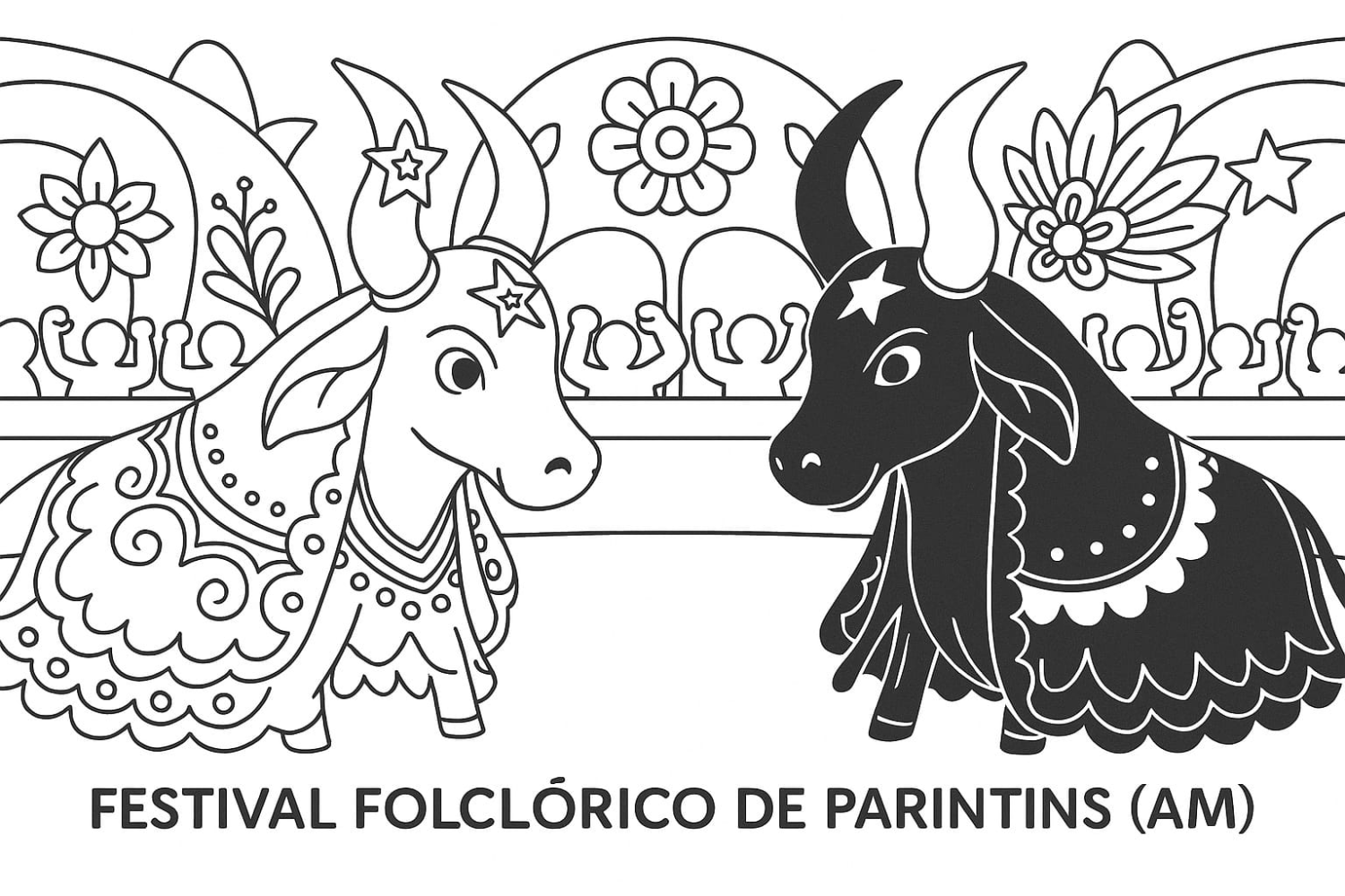 Bois Garantido e Caprichoso em Parintins