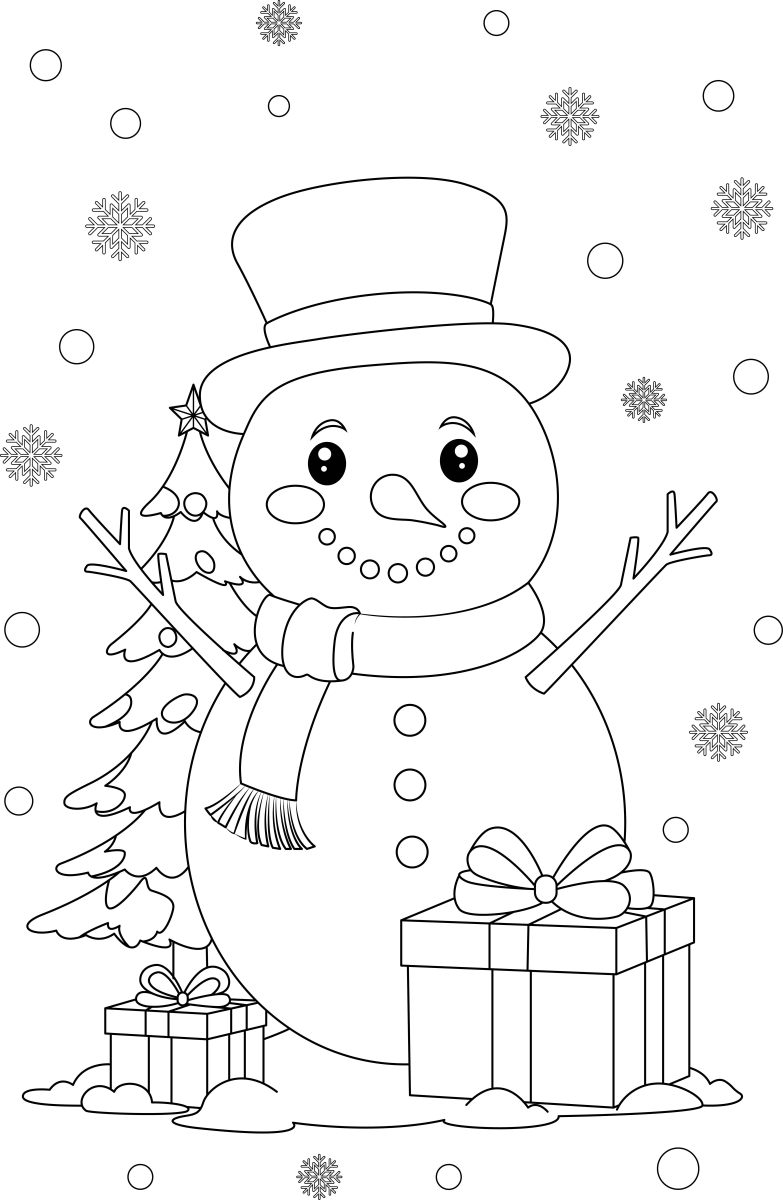 Boneco de Neve Festivo
