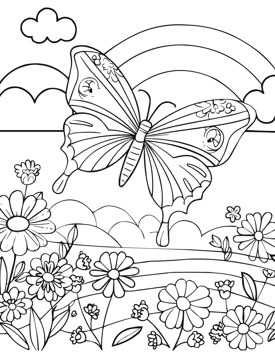 Borboleta Encantada no Jardim dos Sonhos