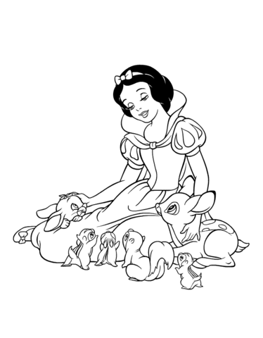 A Bela Amizade de Branca de Neve