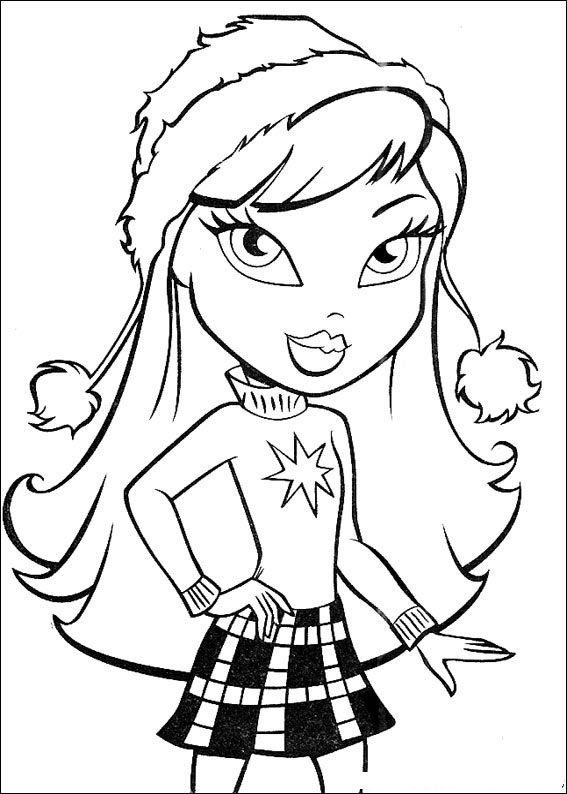 Colorindo a Estrela Bratz no Inverno