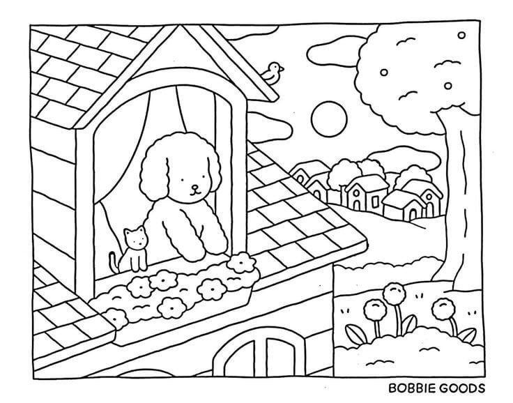 Cachorrinho e Gatinho na Casa Aconchegante