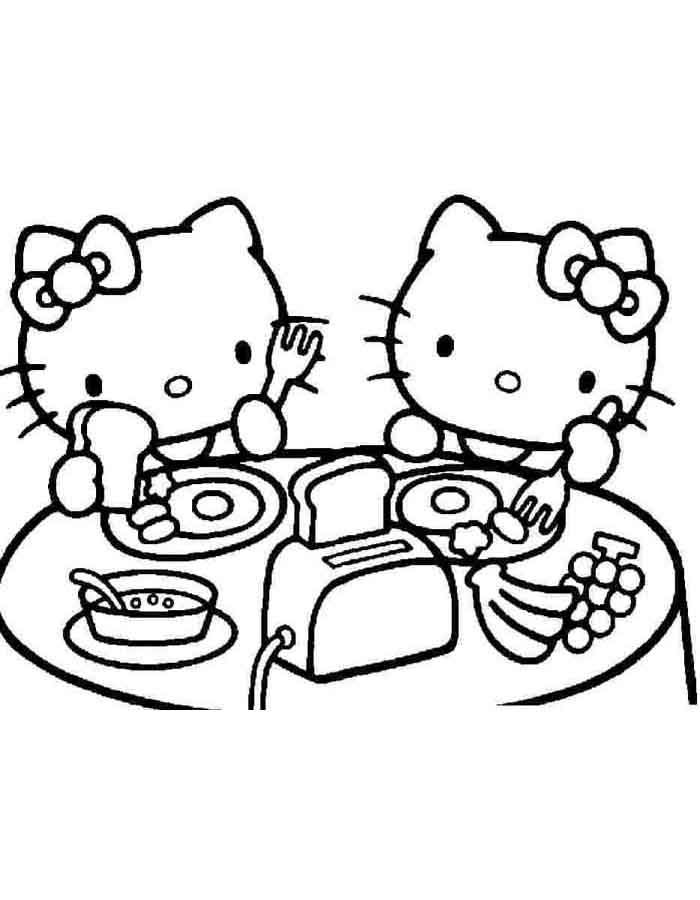 Café da Manhã com Hello Kitty e Amigos