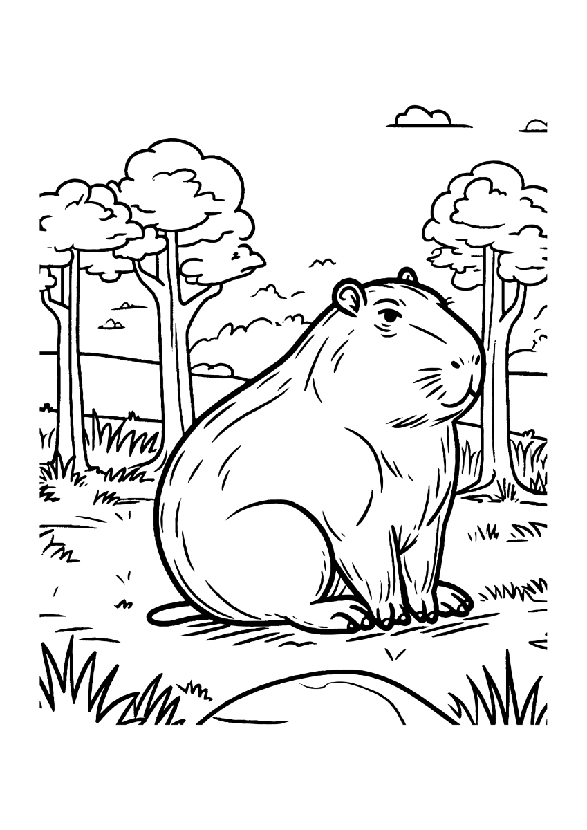 Capivara no Bosque