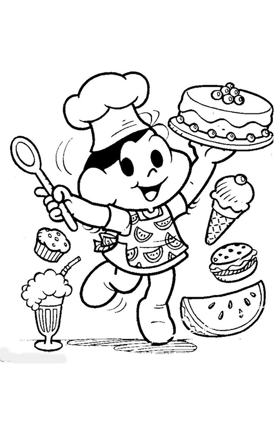 Magali, a Chef Culinária da Turma da Mônica