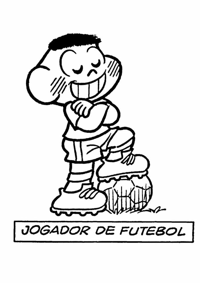 Cascão no Campo de Futebol