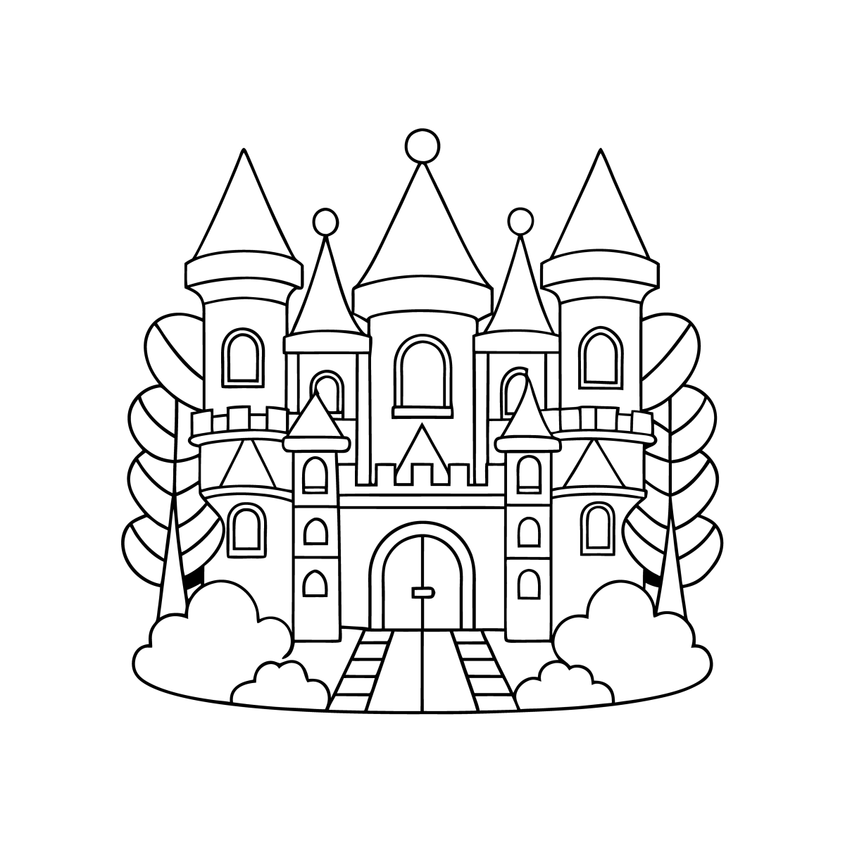 O Castelo Encantado de Contos de Fadas