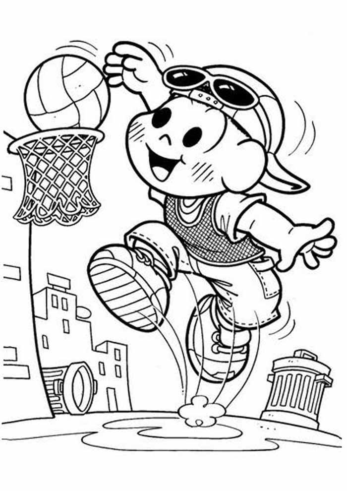 Cebolinha no Basquete Divertido