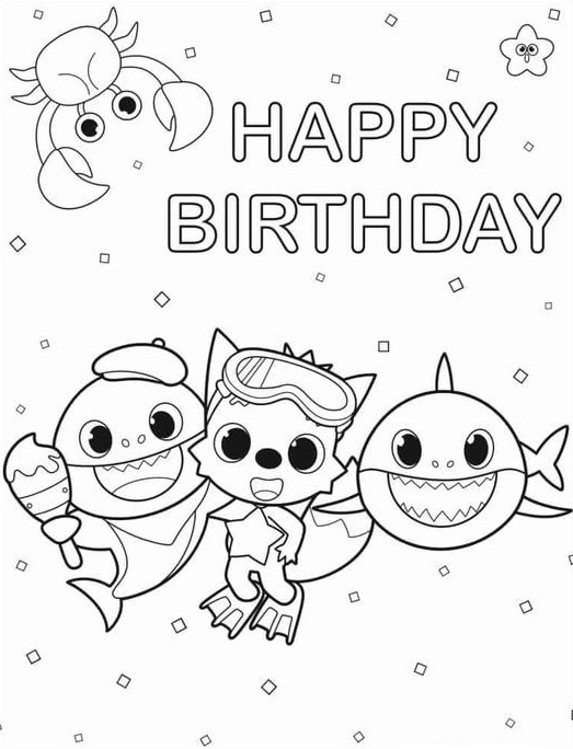 Celebre com Baby Shark e Amigos