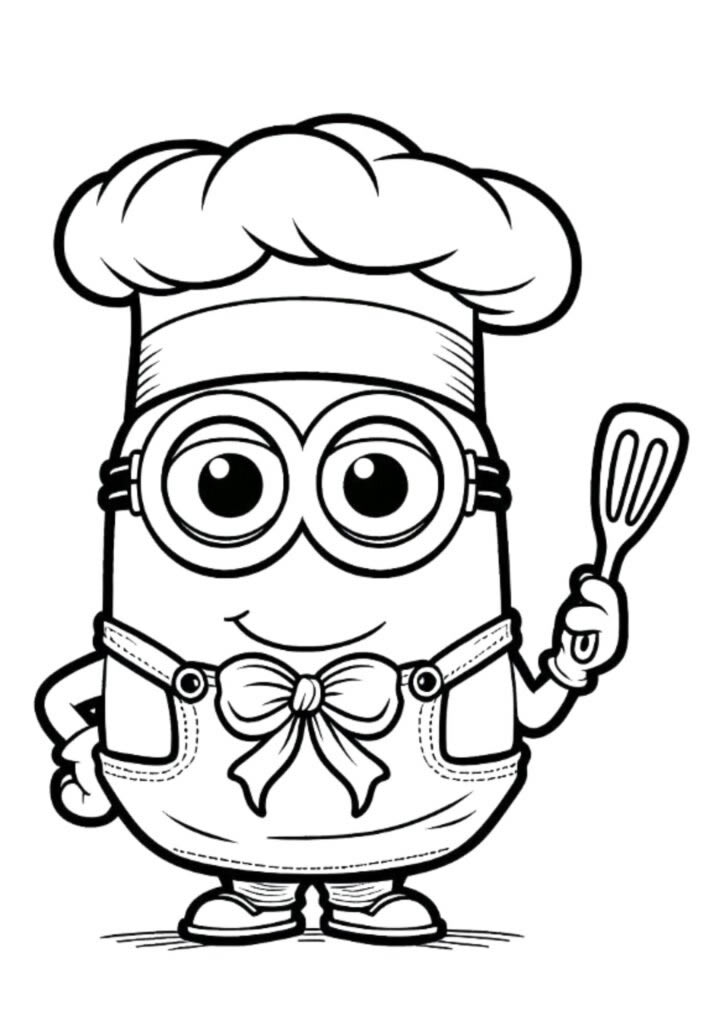 O Chef Minion Pronto para Cozinhar!