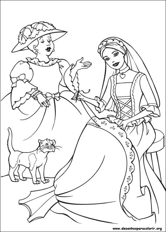 Cinderella e a Madrasta em Cena de Costura Encantada