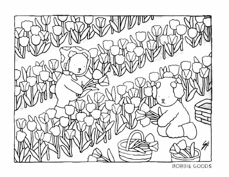 Colheita de Flores no Campo Encantado