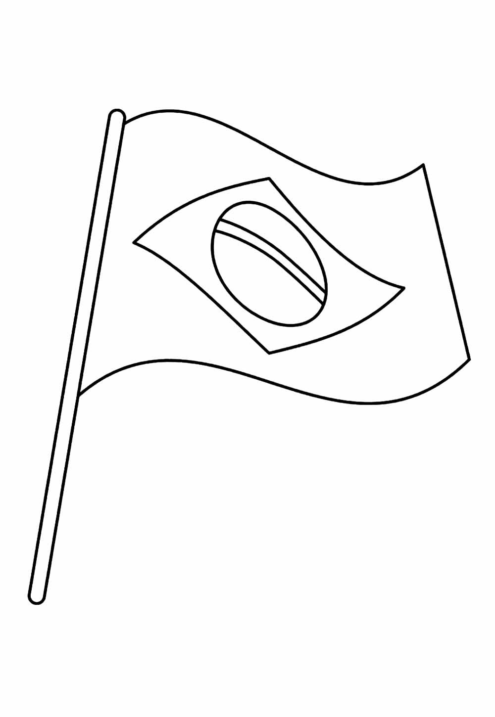 Colorindo a Bandeira do Brasil