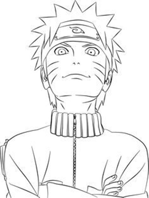 Colorindo a Determinação de Naruto Uzumaki