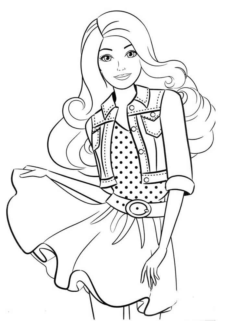 Colorindo a Elegância da Barbie