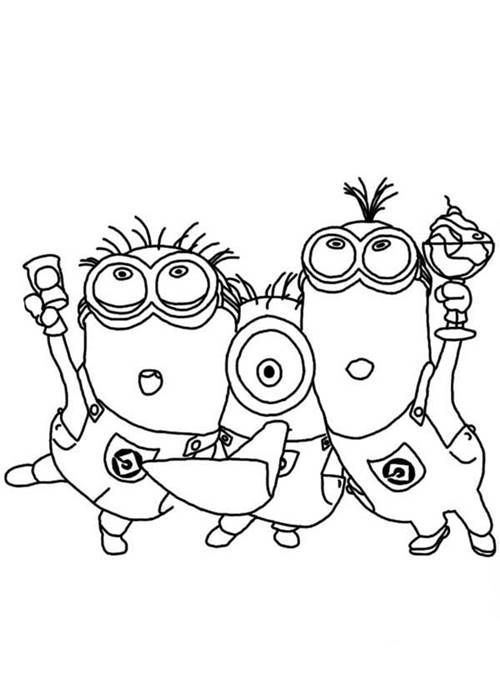 Colorindo a Festa dos Minions