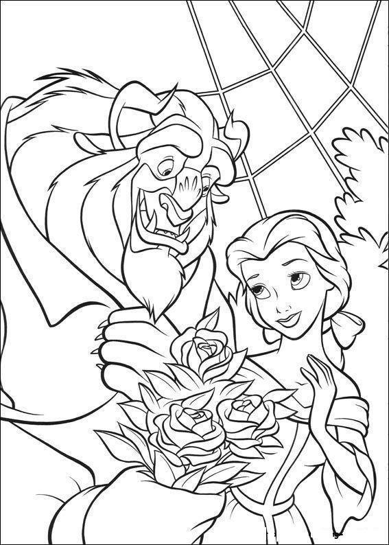 Colorindo a Magia de A Bela e a Fera