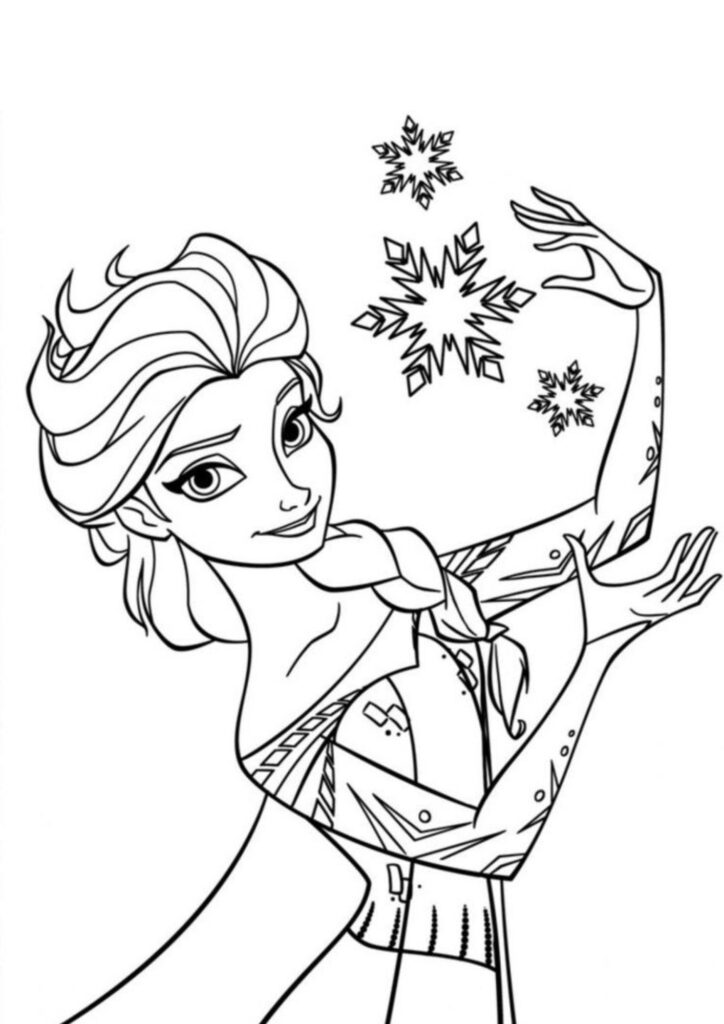 Colorindo a Magia de Elsa