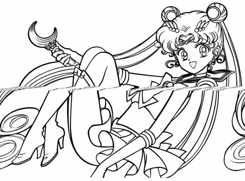 Colorindo a Valente Sailor Moon