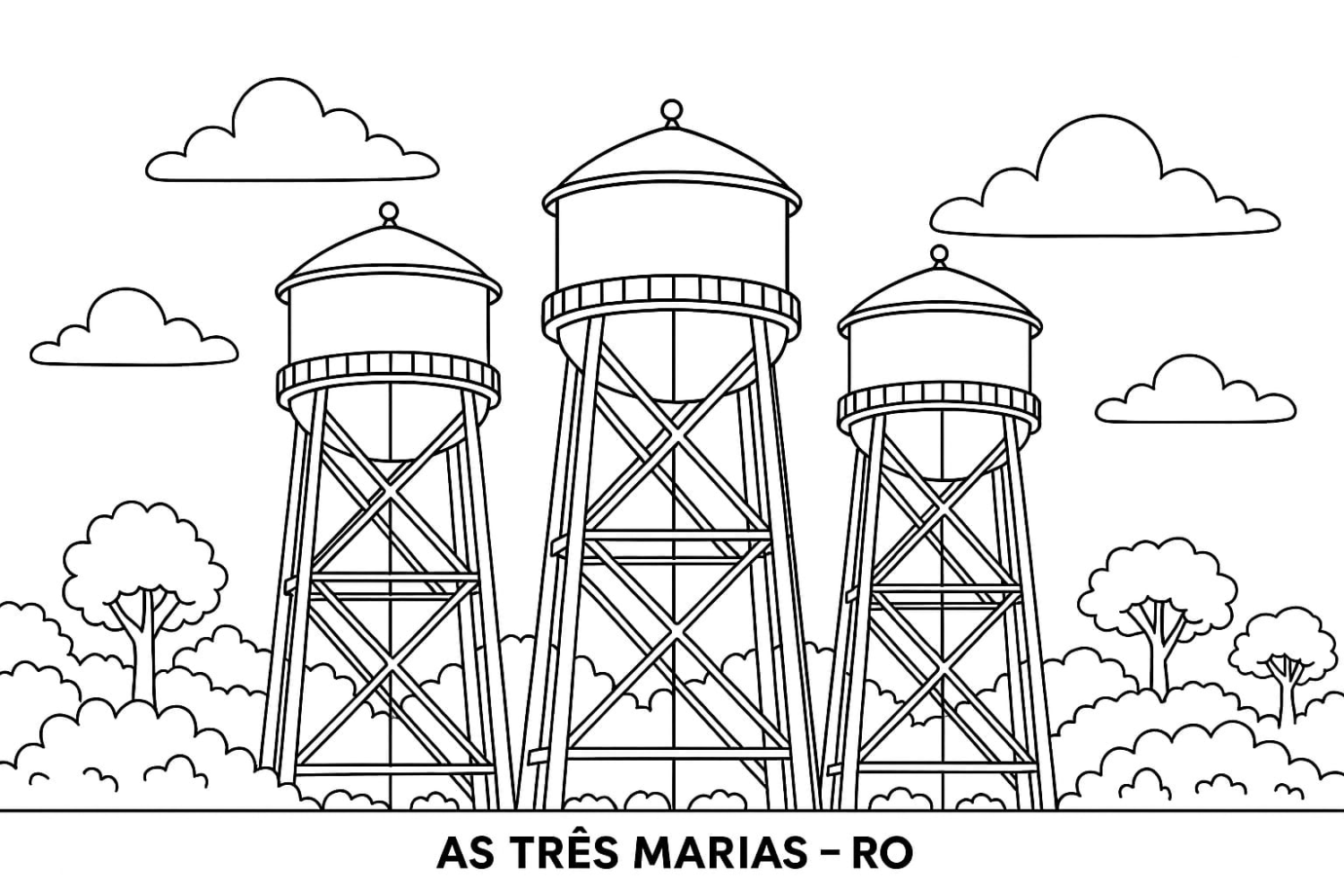 Colorindo As Três Marias
