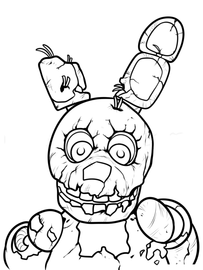 Colorindo o Aterrorizante Animatrônico de FNAF