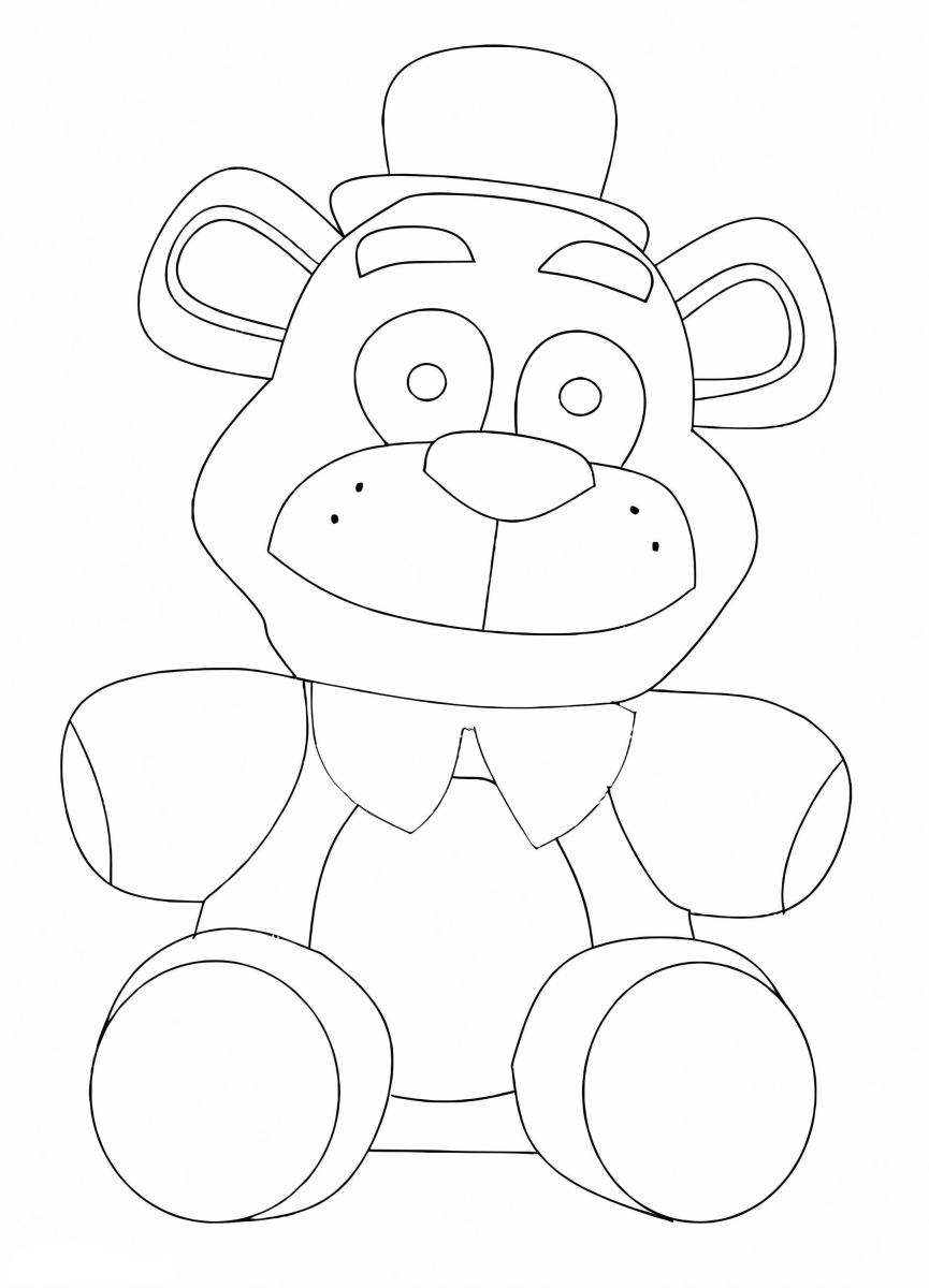 Colorindo com Freddy Fazbear