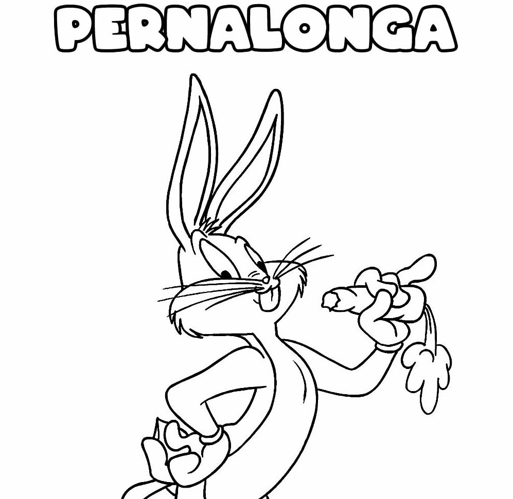 Colorindo com Pernalonga: Diversão Garantida