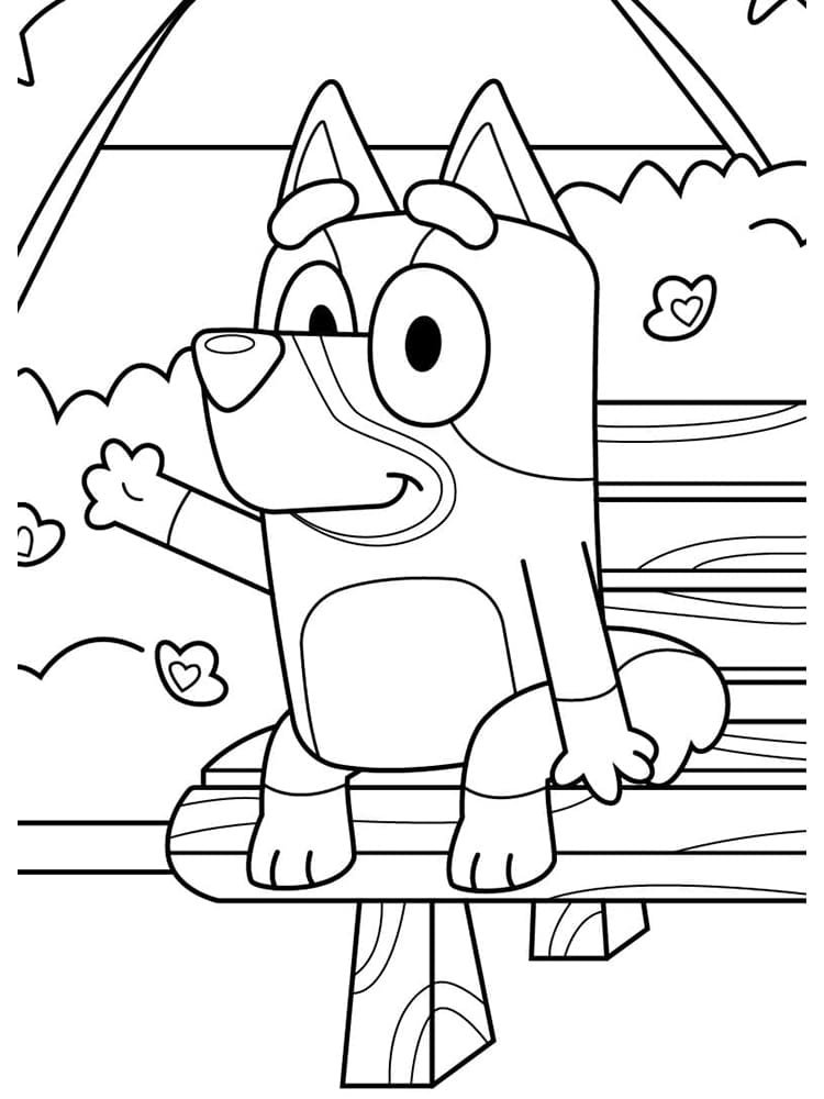 Colorindo Diversão com Bluey