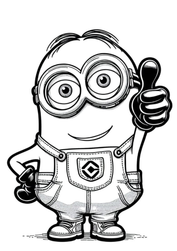 Colorindo o Divertido Minion em Ação