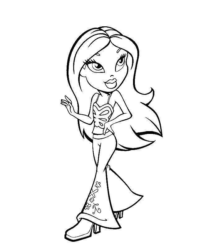 Colorindo a Elegância Bratz