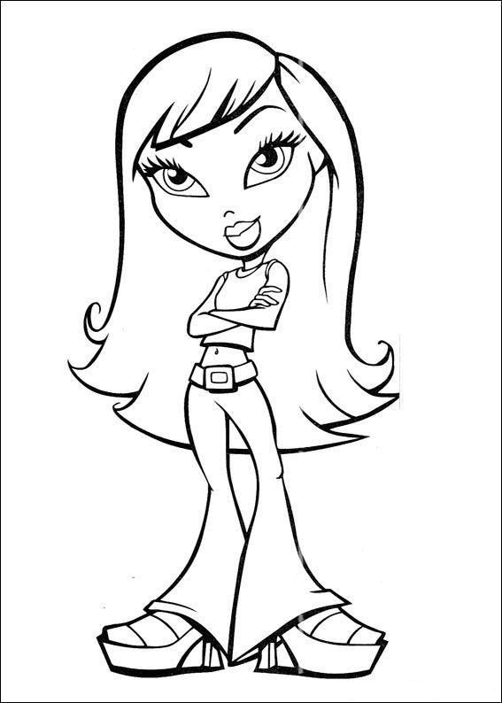 Colorindo o Estilo Fashion da Bratz