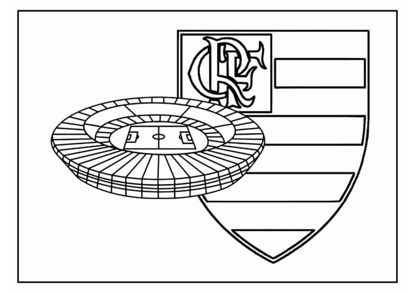 Colorindo o Fabuloso Flamengo: Estádio e Escudo