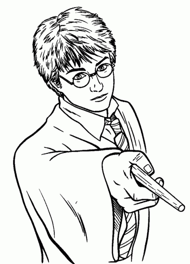 Colorindo o Feiticeiro de Hogwarts