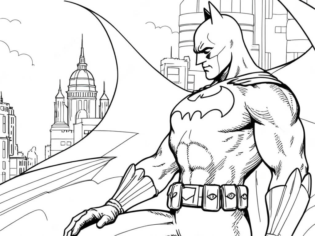 Colorindo Gotham com Batman
