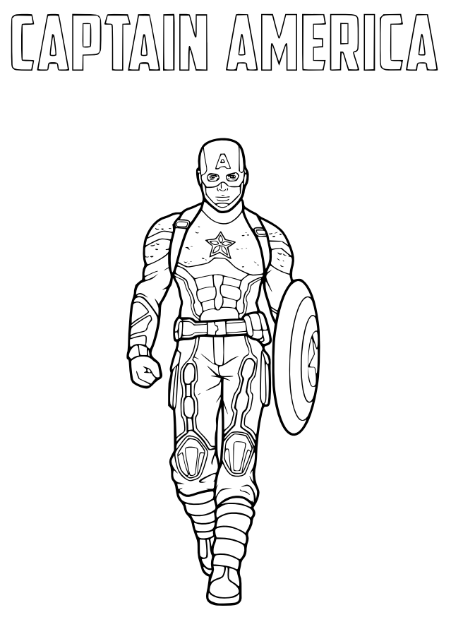 Colorindo o Heroísmo de Capitão América