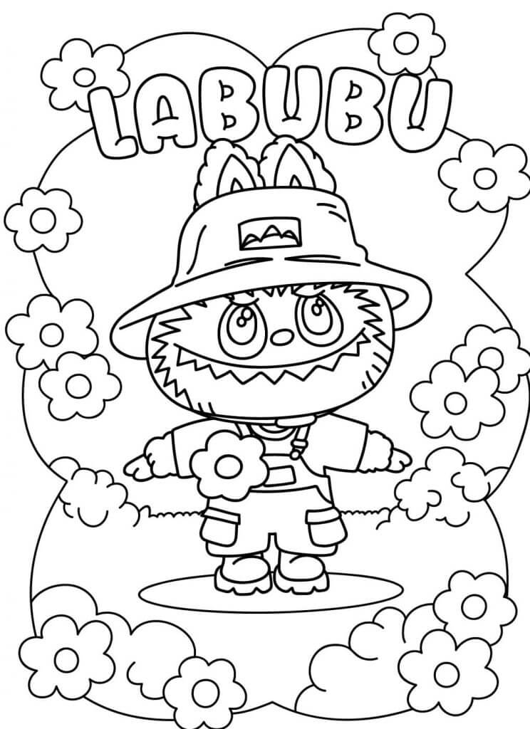 Colorindo o Labubu Aventureiro