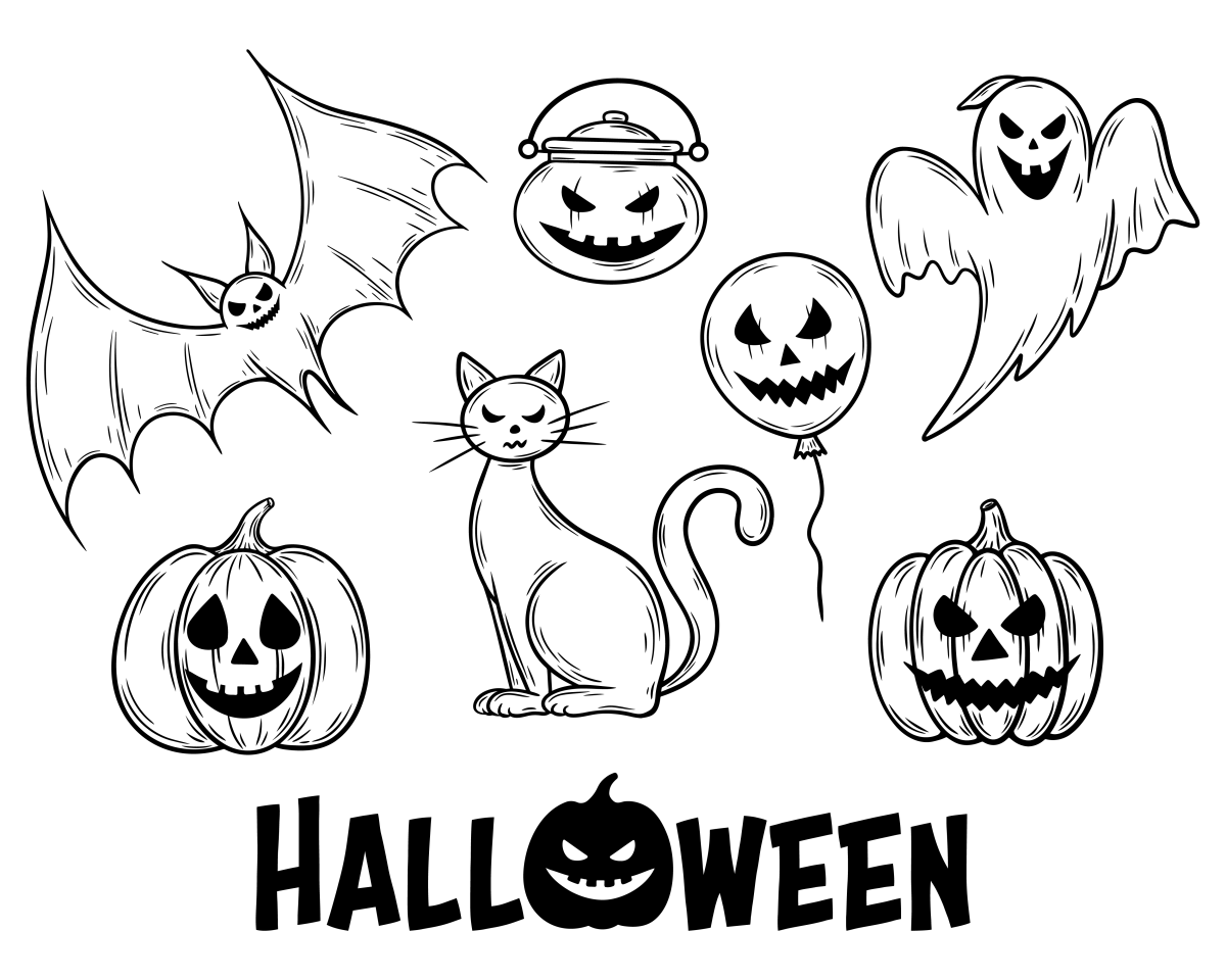Colorindo a Magia do Halloween