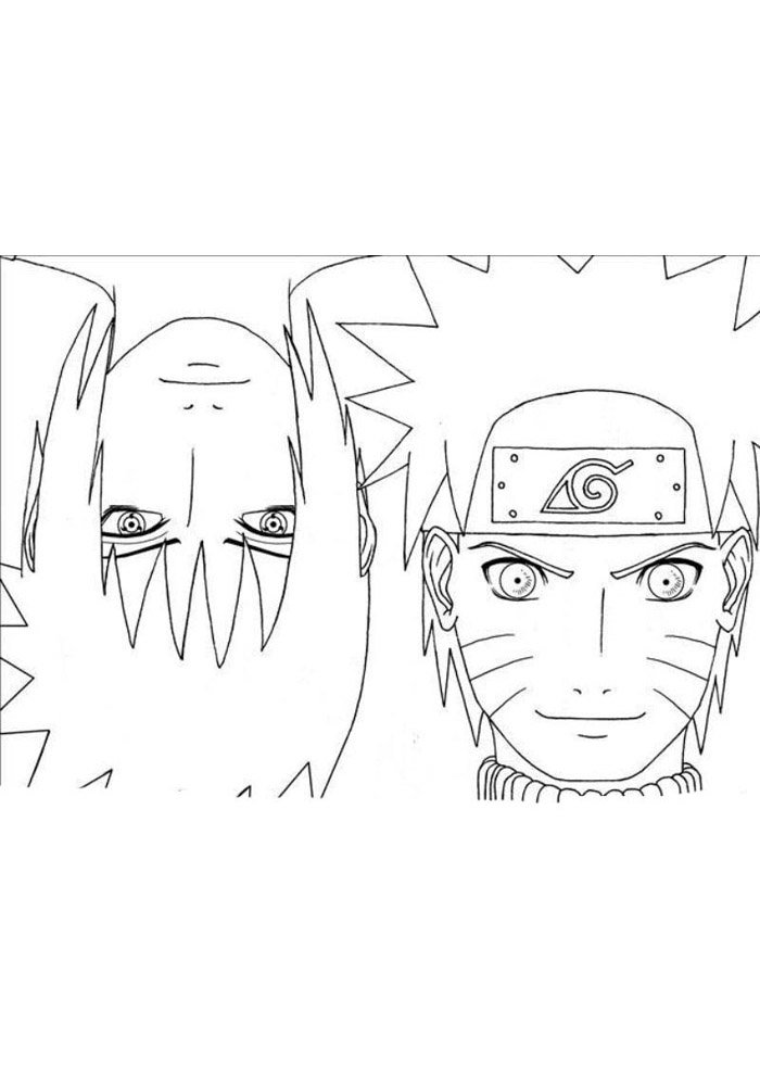 Colorindo Naruto e Sasuke em Harmonia